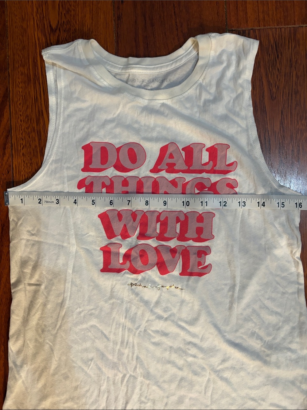 Spiritual gangster, muscle Tee -tank. Women’s size small. - Picture 4 of 5